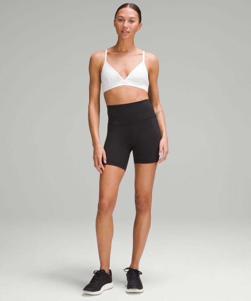 Lululemon License to Train Triangle Bra *Light Support, A / B Cup White Online Outlet Sale
