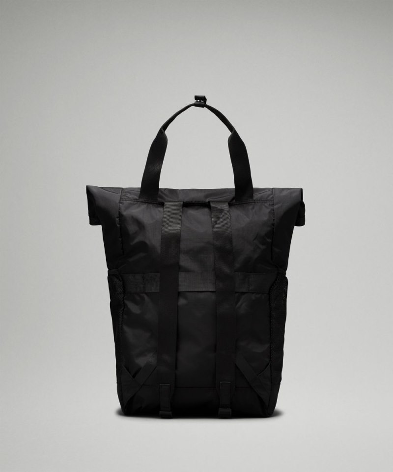 Lululemon Packable Backpack 32L Black / Traverse Grey Online Outlet Sale