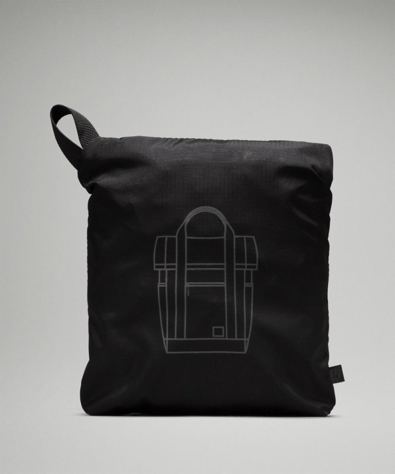 Lululemon Packable Backpack 32L Black / Traverse Grey Online Outlet Sale