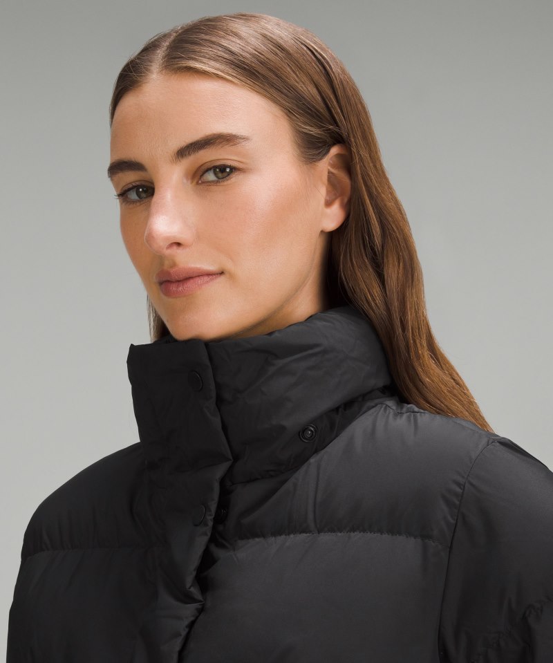 Lululemon Wunder Puff Cropped Jacket Black Online Outlet Sale