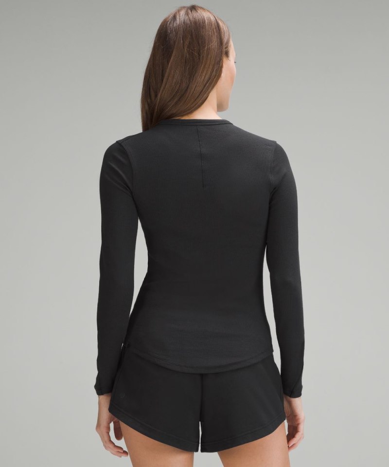 Lululemon Hold Tight Long-Sleeve Shirt Black Online Outlet Sale