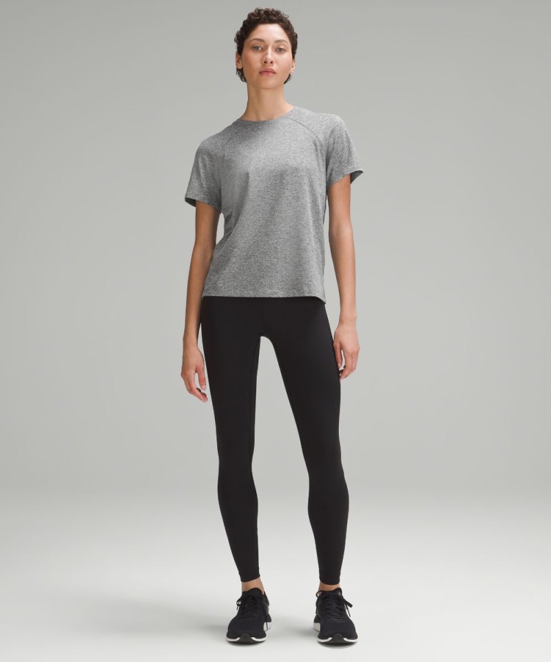 Lululemon License to Train Classic-Fit T-Shirt Heathered Black Online Outlet Sale