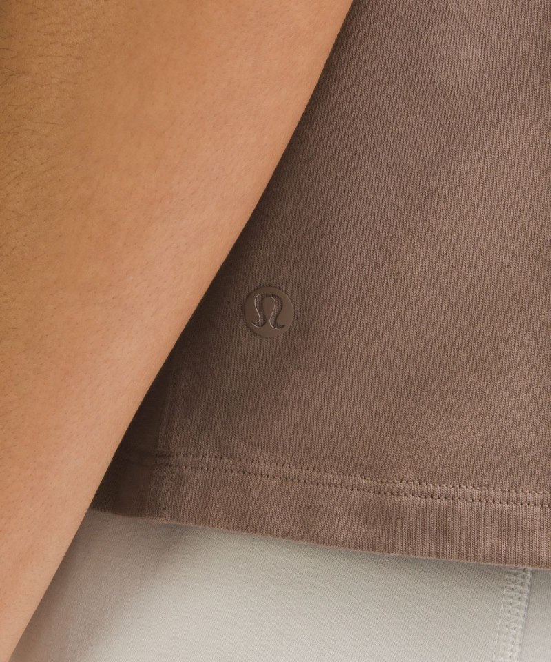 Lululemon Relaxed-Fit Cotton Jersey T-Shirt Taupetastic Online Outlet Sale