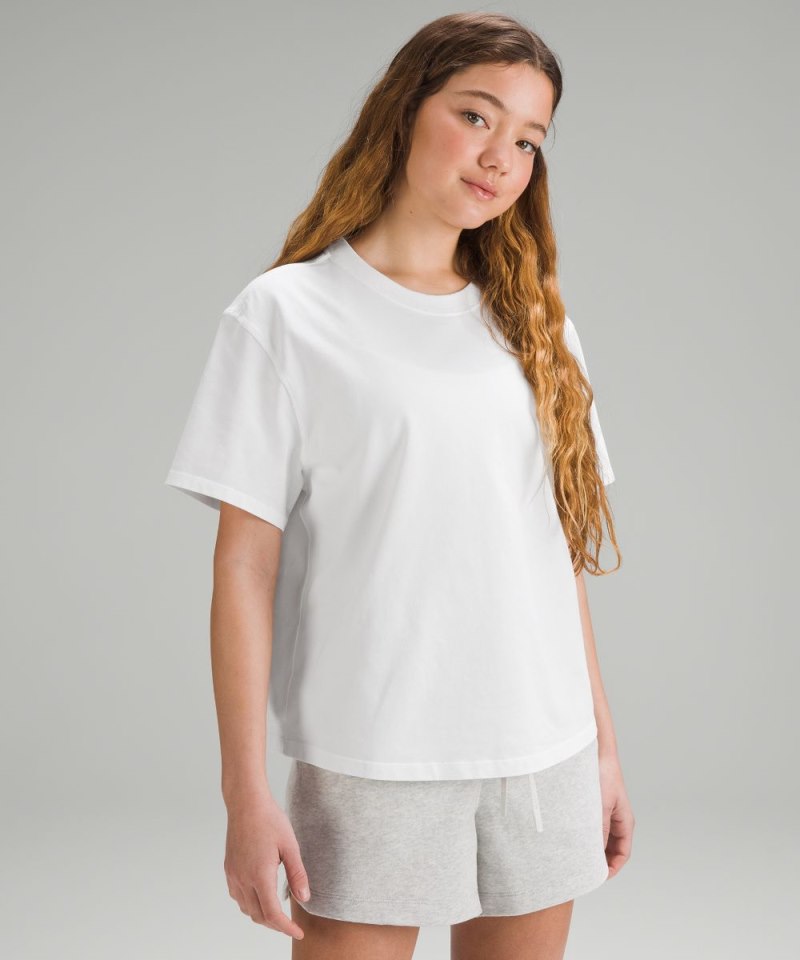 Lululemon Relaxed-Fit Cotton Jersey T-Shirt White Online Outlet Sale