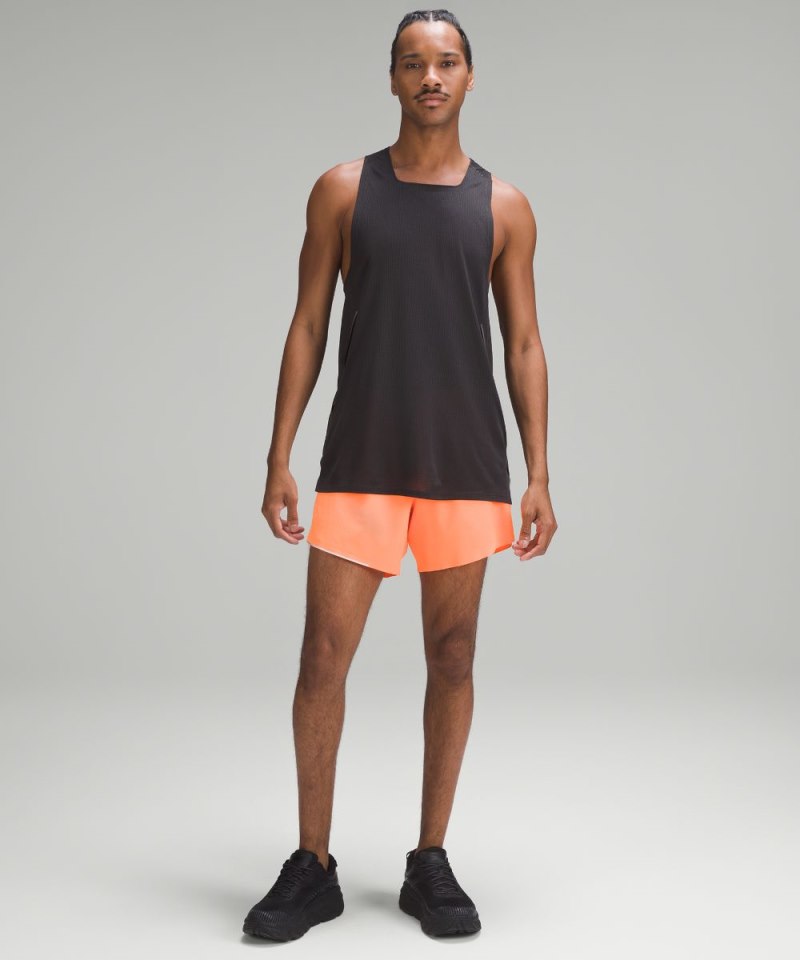 Lululemon Fast and Free Lined Short 6" Highlight Orange Online Outlet Sale
