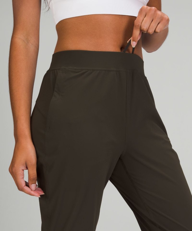 Lululemon Adapted State High-Rise Cropped Jogger Dark Olive Online Outlet Sale