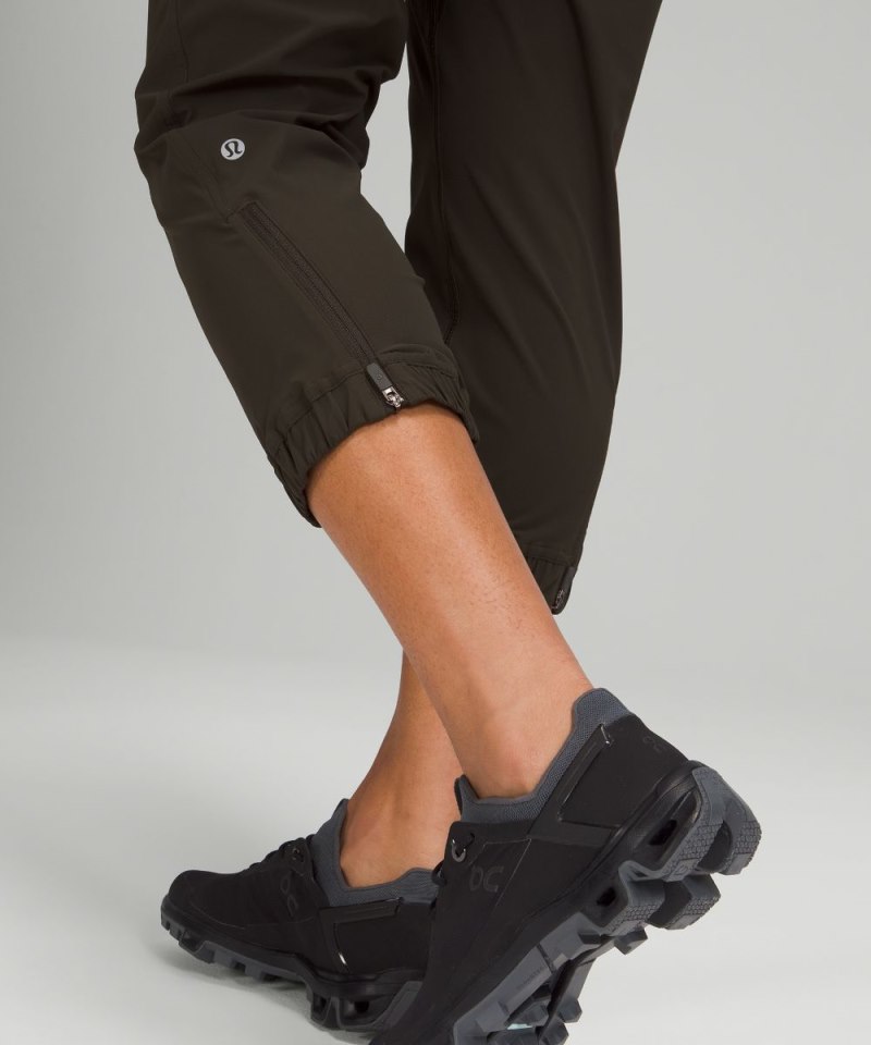 Lululemon Adapted State High-Rise Cropped Jogger Dark Olive Online Outlet Sale