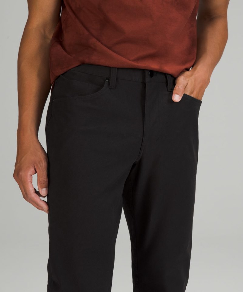 Lululemon ABC Slim-Fit 5 Pocket Pant 32"L *Utilitech Black Online Outlet Sale