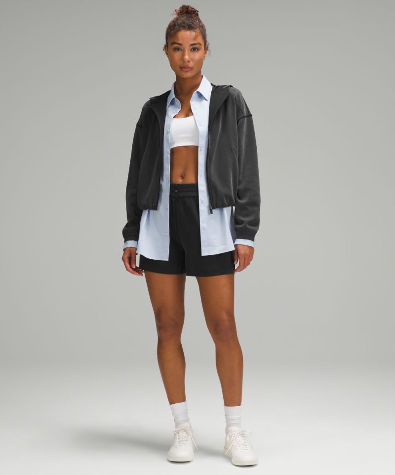 Lululemon Softstreme Full-Zip Hoodie Black Online Outlet Sale