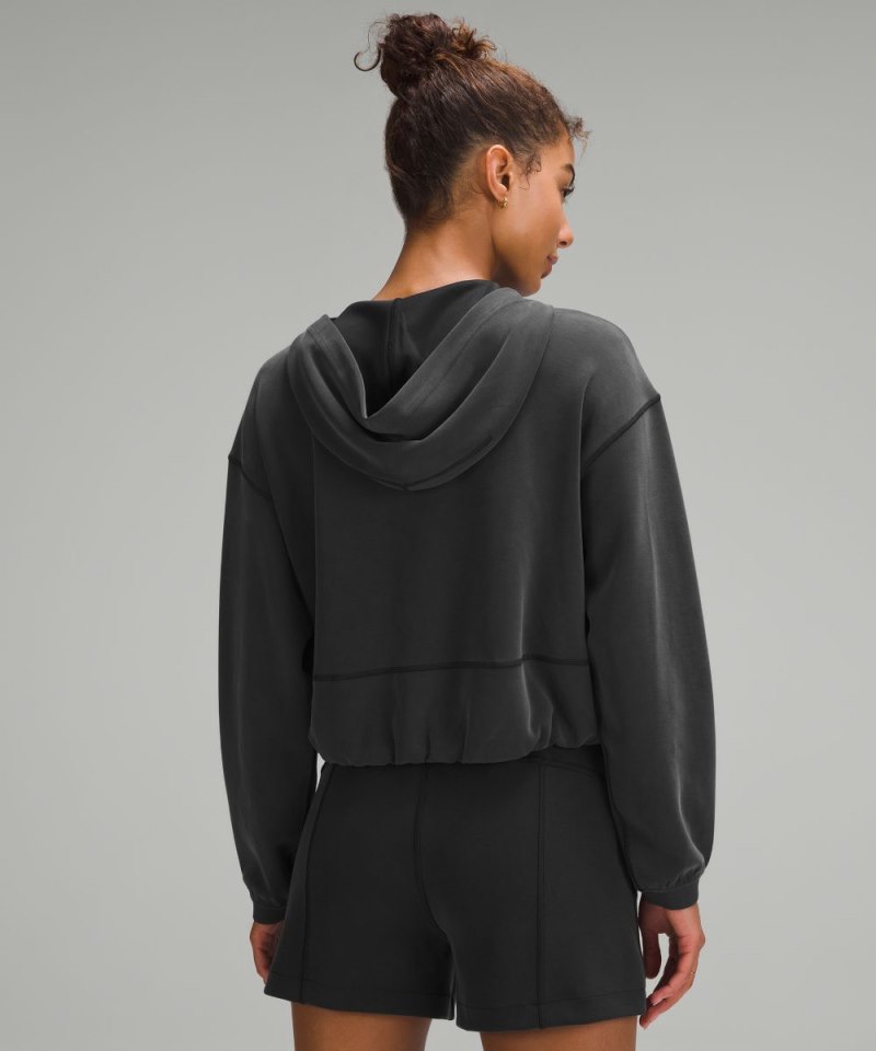 Lululemon Softstreme Full-Zip Hoodie Black Online Outlet Sale