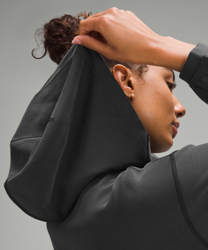 Lululemon Softstreme Full-Zip Hoodie Black Online Outlet Sale