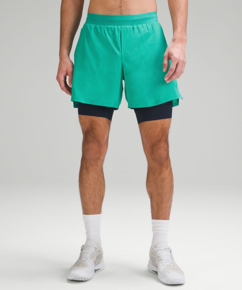Lululemon Vented Tennis Short *Online Only Maldives Green Online Outlet Sale