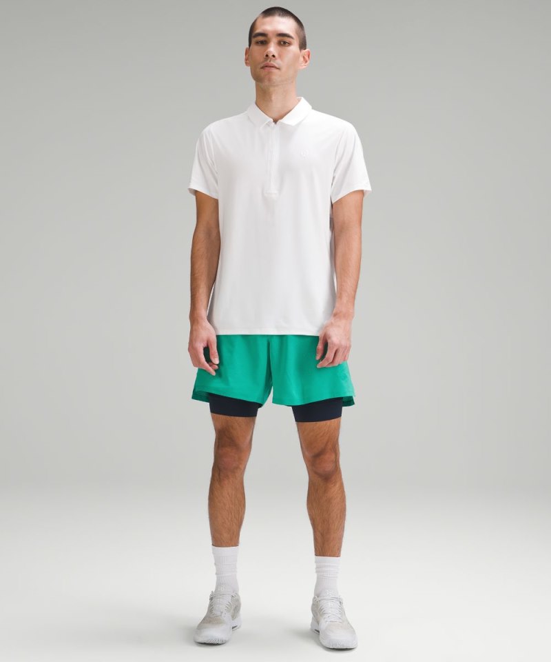 Lululemon Vented Tennis Short *Online Only Maldives Green Online Outlet Sale