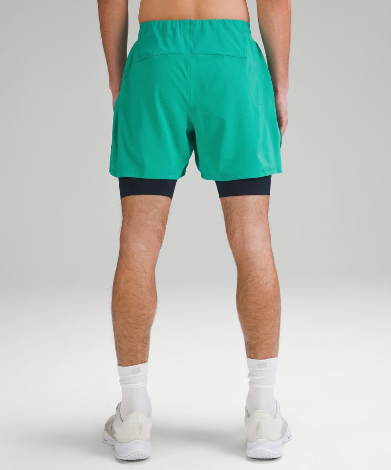 Lululemon Vented Tennis Short *Online Only Maldives Green Online Outlet Sale