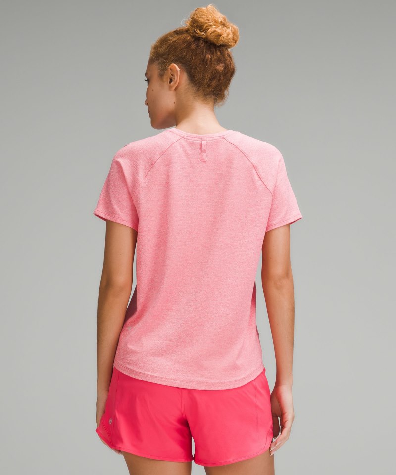 Lululemon License to Train Classic-Fit T-Shirt Heathered Glaze Pink Online Outlet Sale