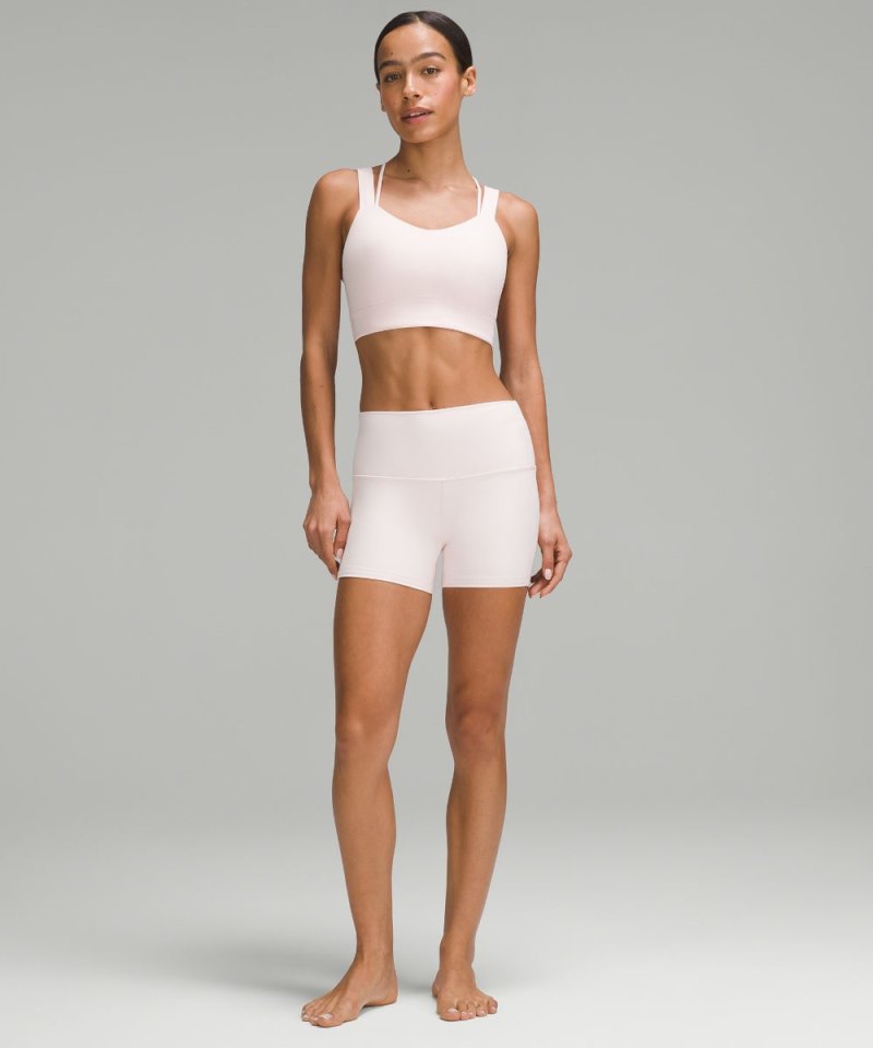 Lululemon Like a Cloud Longline Bra *Light Support, D / DD Cup Strawberry Milkshake Online Outlet Sale