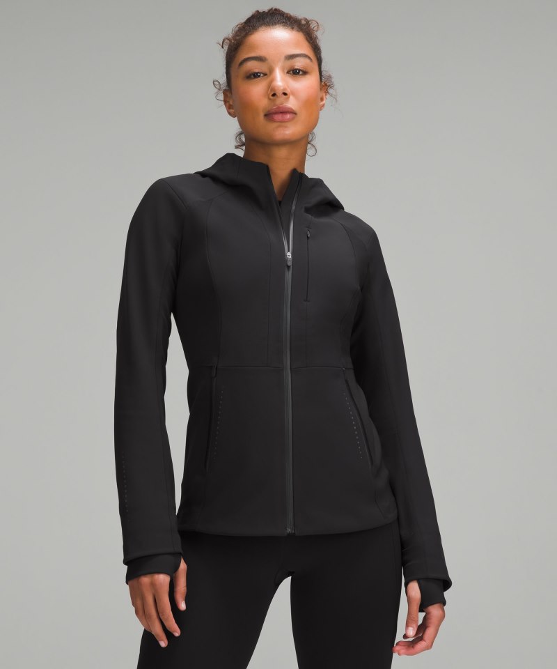 Lululemon Cross Chill Jacket *RepelShell Black Online Outlet Sale