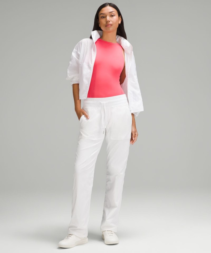 Lululemon Wundermost Ultra-Soft Nulu High-Neck Sleeveless Bodysuit Glaze Pink Online Outlet Sale