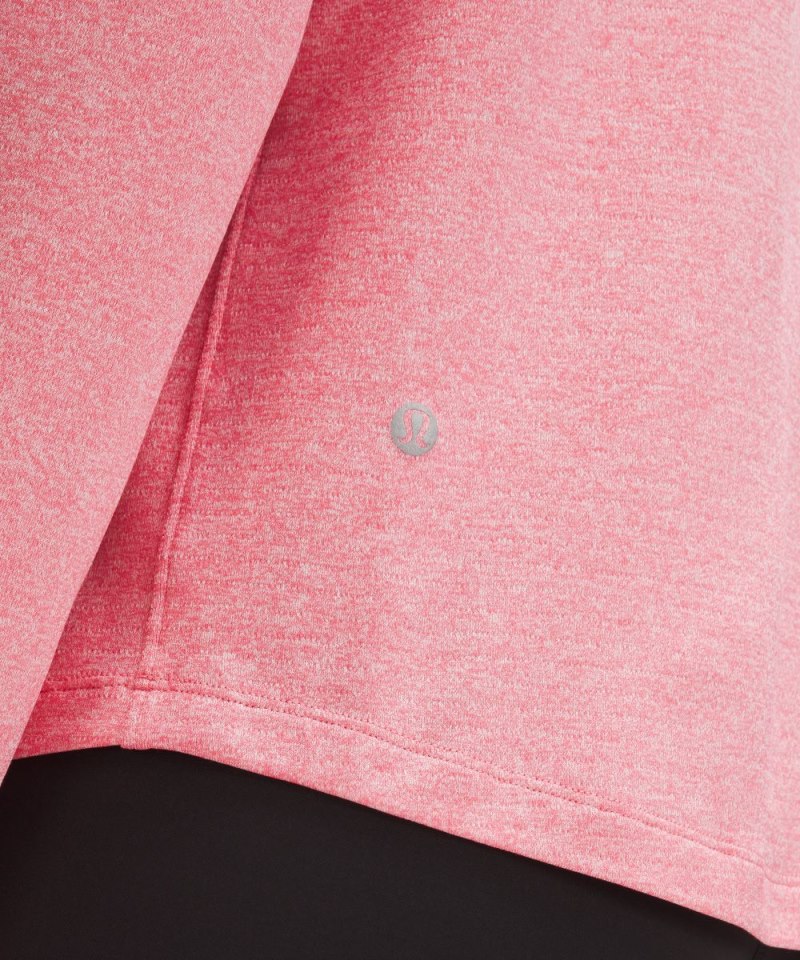 Lululemon License to Train Classic-Fit Long-Sleeve Shirt Heathered Glaze Pink Online Outlet Sale
