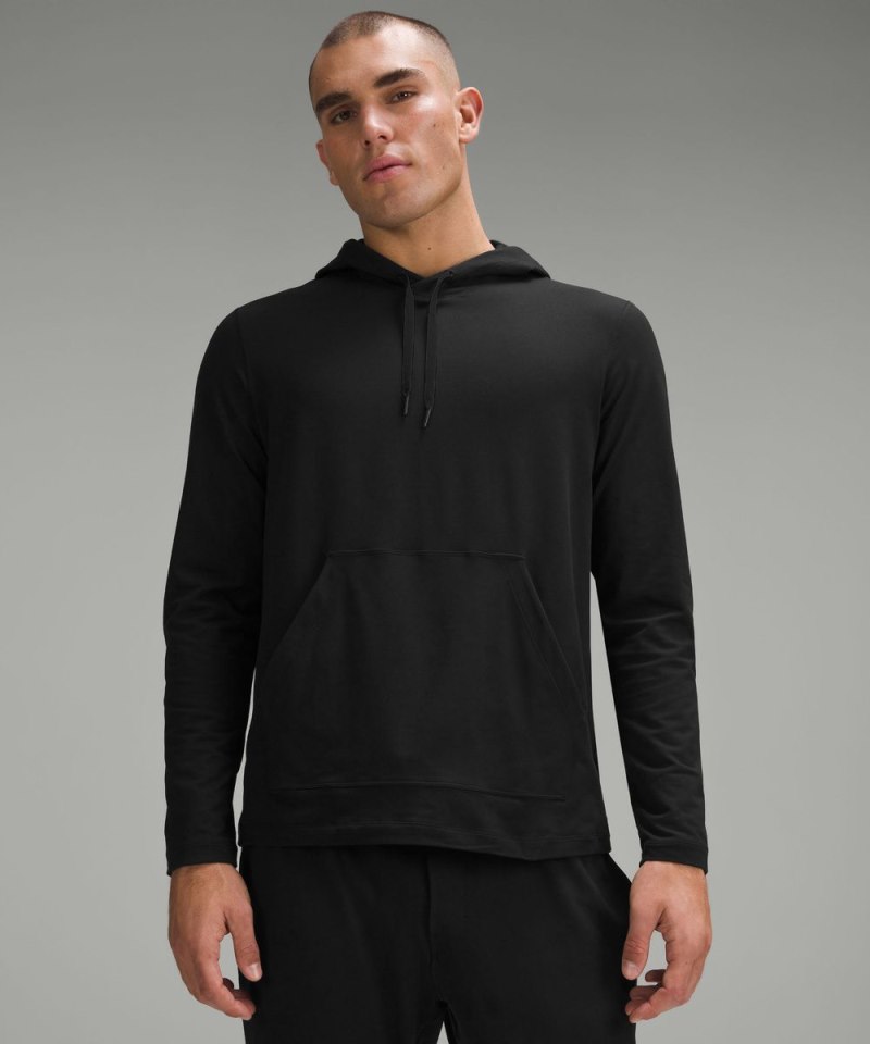 Lululemon Soft Jersey Pullover Hoodie Black Online Outlet Sale