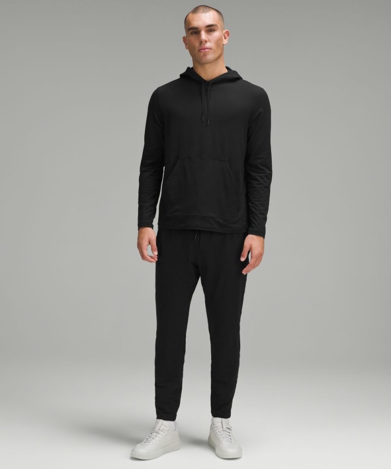Lululemon Soft Jersey Pullover Hoodie Black Online Outlet Sale