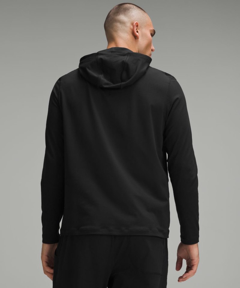 Lululemon Soft Jersey Pullover Hoodie Black Online Outlet Sale