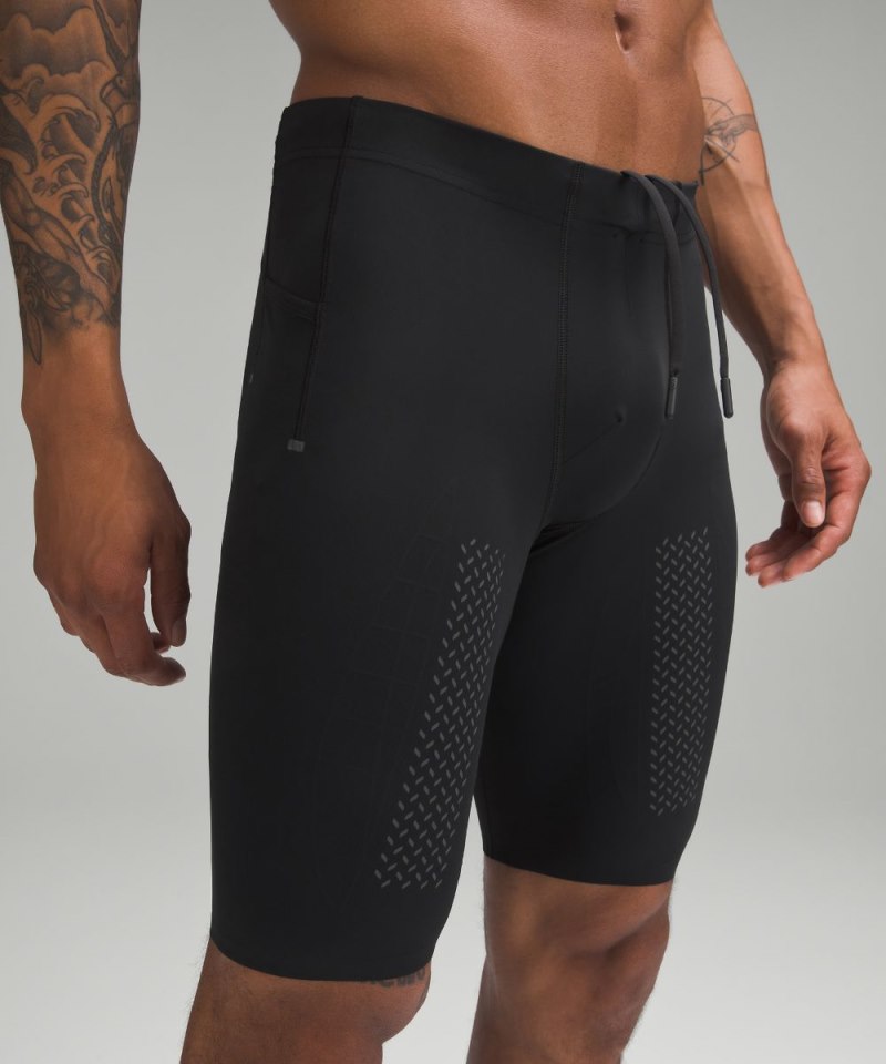 Lululemon Vital Drive Training Half Tight 10" Black Online Outlet Sale