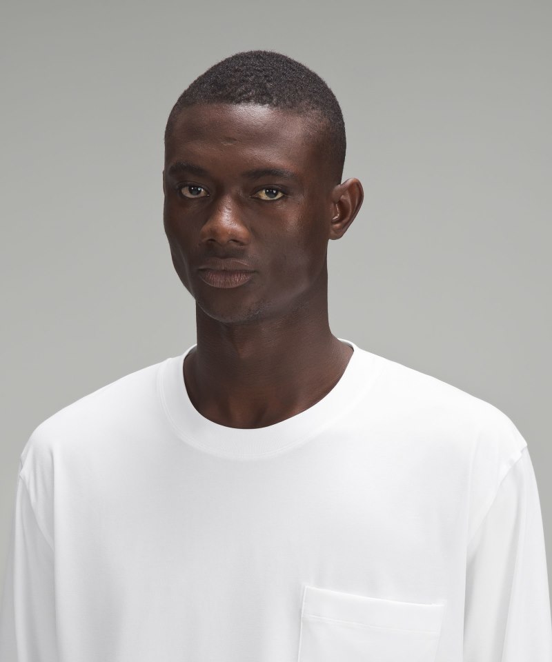 Lululemon lululemon Fundamental Oversized Long-Sleeve Shirt *Pocket White Online Outlet Sale