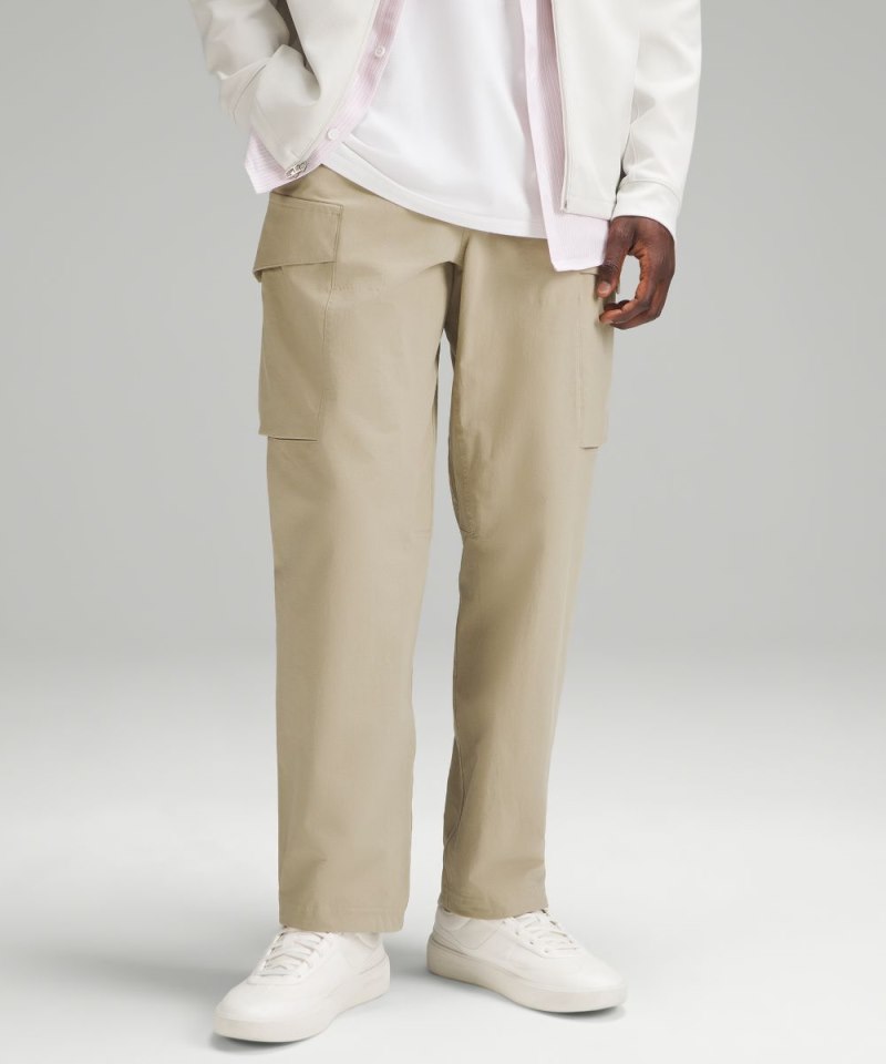 Lululemon Stretch Cotton VersaTwill Relaxed-Fit Cargo Pant Compass Khaki Online Outlet Sale