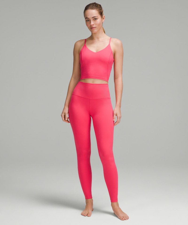 Lululemon lululemon Align™ Cropped Cami Tank Top *C / D Cup Glaze Pink Online Outlet Sale