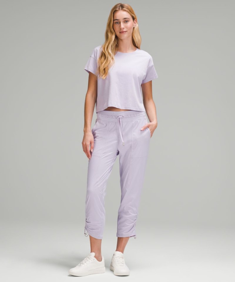 Lululemon Dance Studio Mid-Rise Cropped Pant Lilac Ether Online Outlet Sale