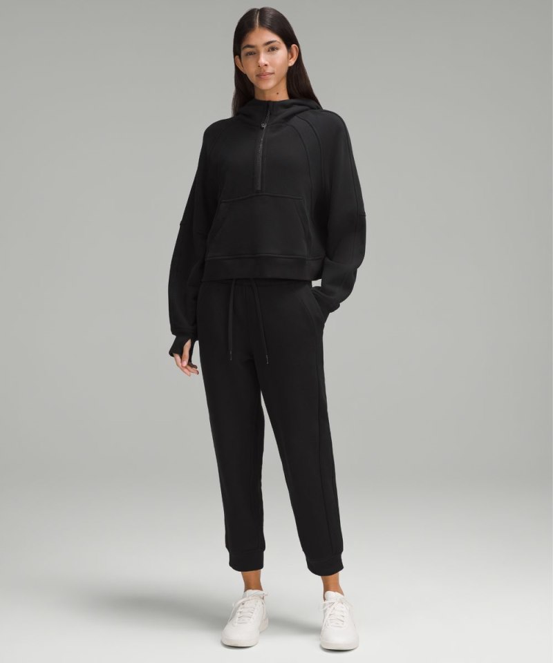 Lululemon Scuba Oversized Half-Zip Hoodie Black Online Outlet Sale