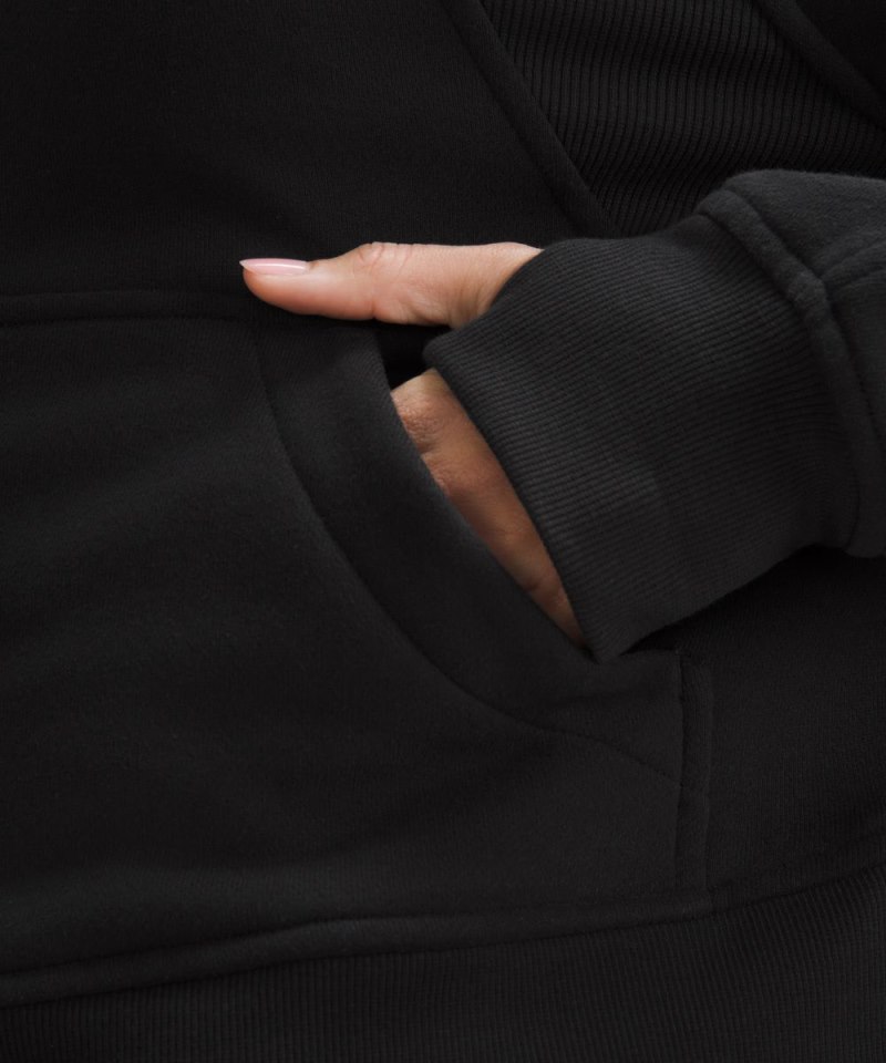 Lululemon Scuba Oversized Half-Zip Hoodie Black Online Outlet Sale