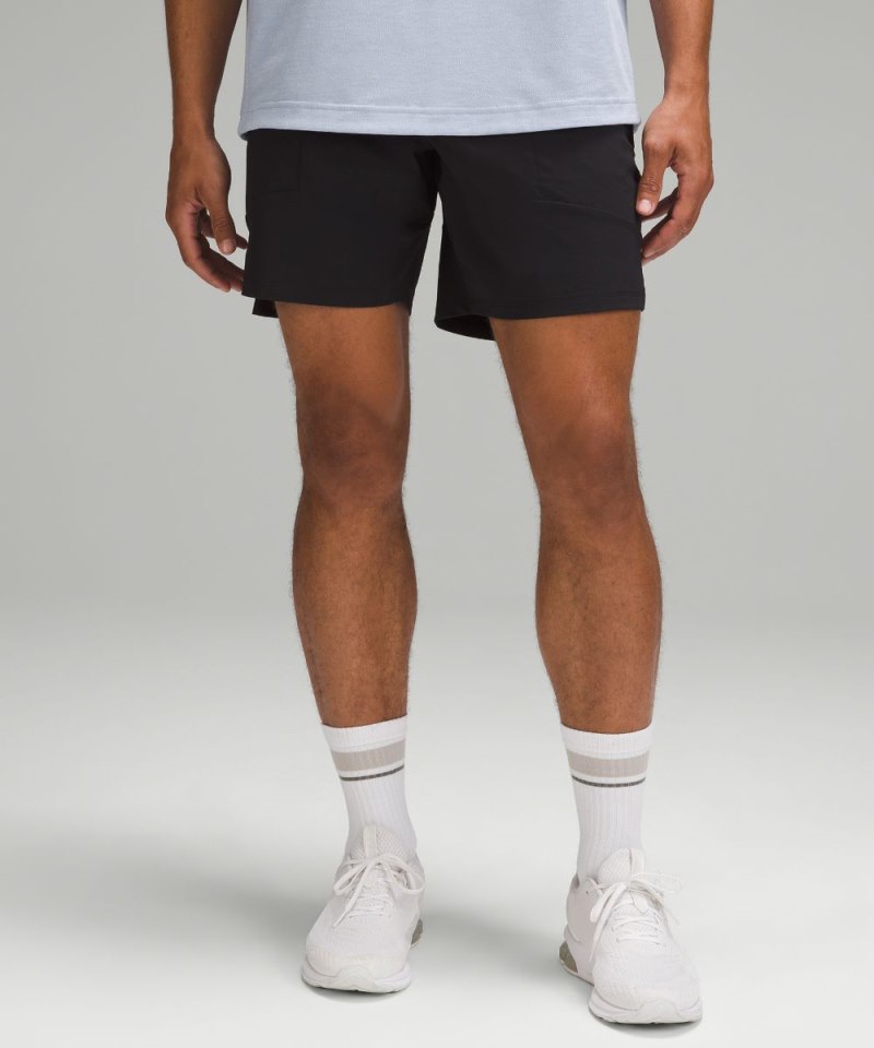 Lululemon License to Train Linerless Short 7" Black Online Outlet Sale