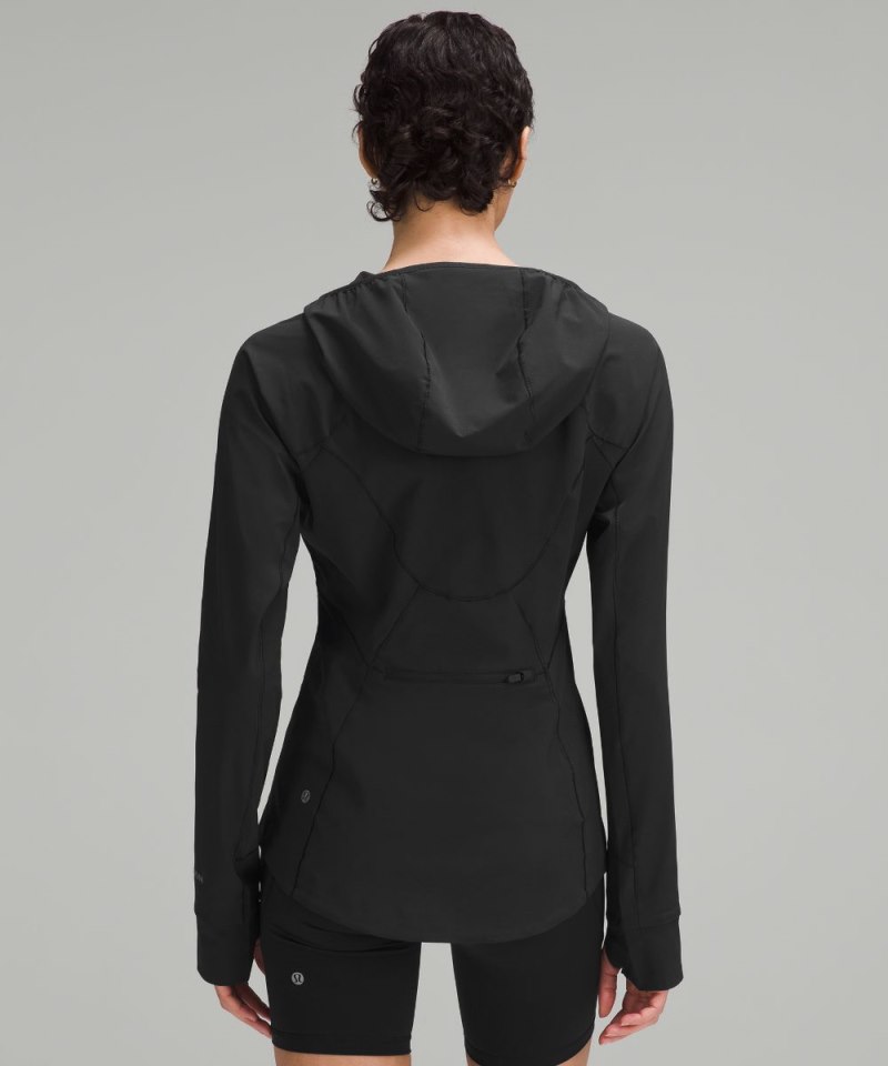 Lululemon Mist Over Windbreaker Black Online Outlet Sale