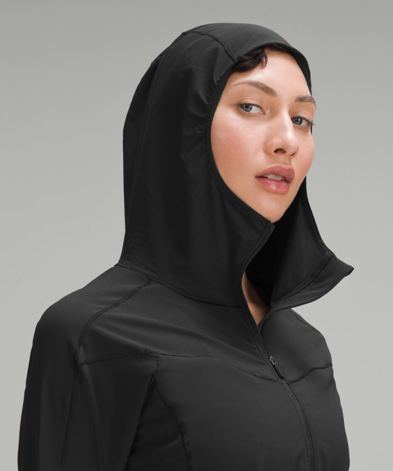 Lululemon Mist Over Windbreaker Black Online Outlet Sale