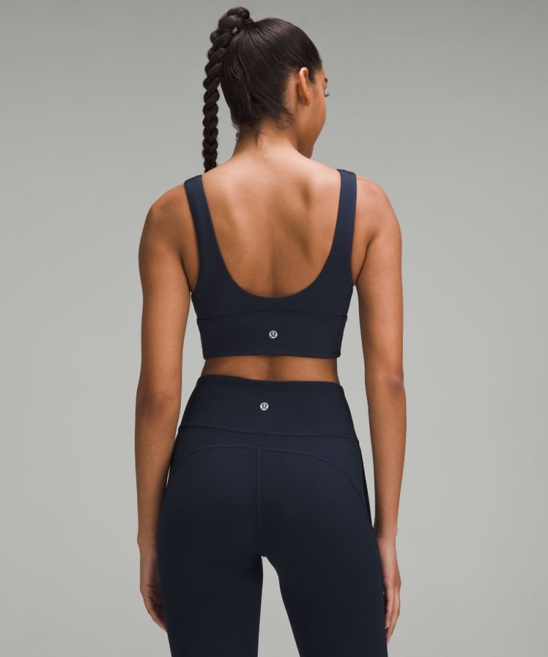Lululemon lululemon Align™ V-Neck Bra *Light Support, A / B Cup True Navy Online Outlet Sale
