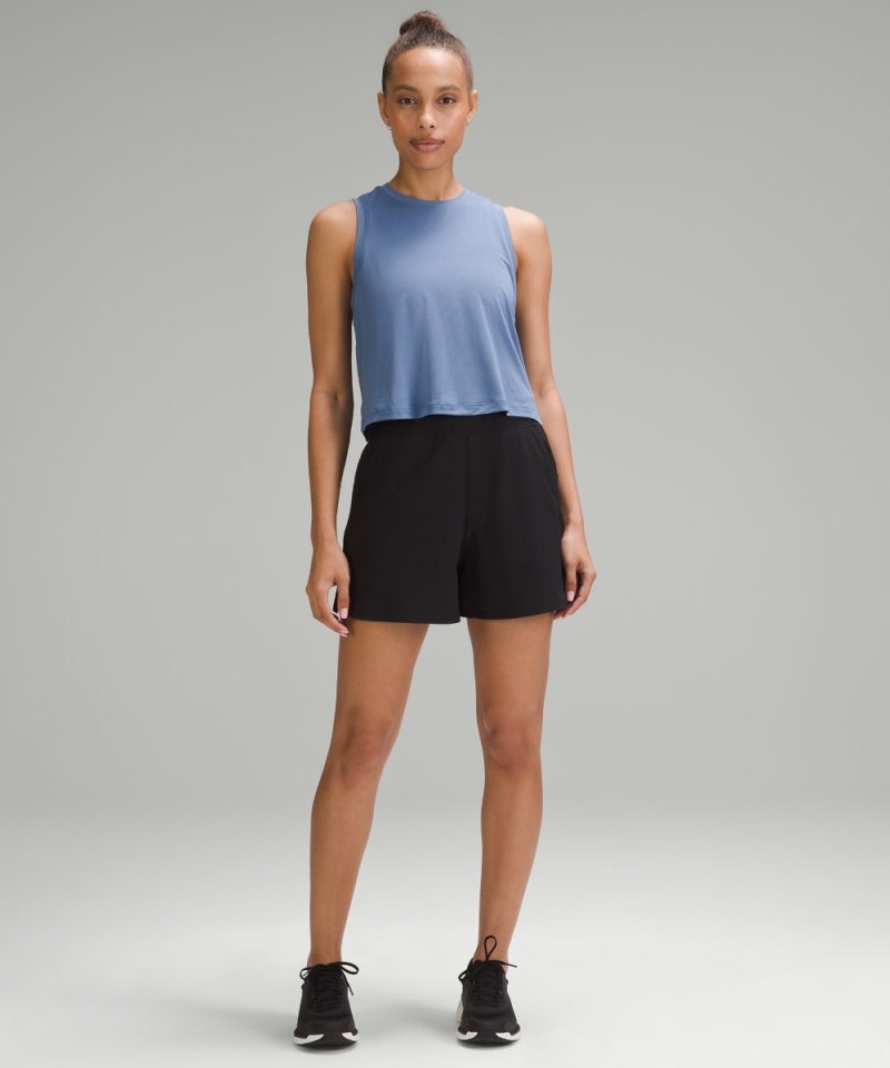 Lululemon Ultralight Waist-Length Tank Top Oasis Blue Online Outlet Sale