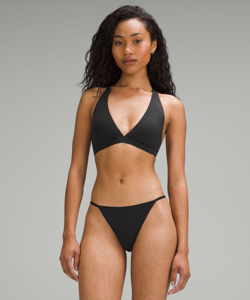 Lululemon Wundermost Ultra-Soft Nulu T-Strap Triangle Bralette *A / B Cup Black Online Outlet Sale