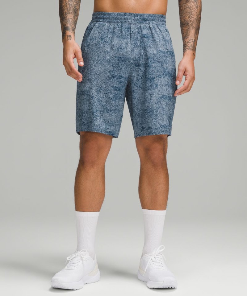 Lululemon Pace Breaker Linerless Short 9" Infuse Texture Chambray Multi Online Outlet Sale