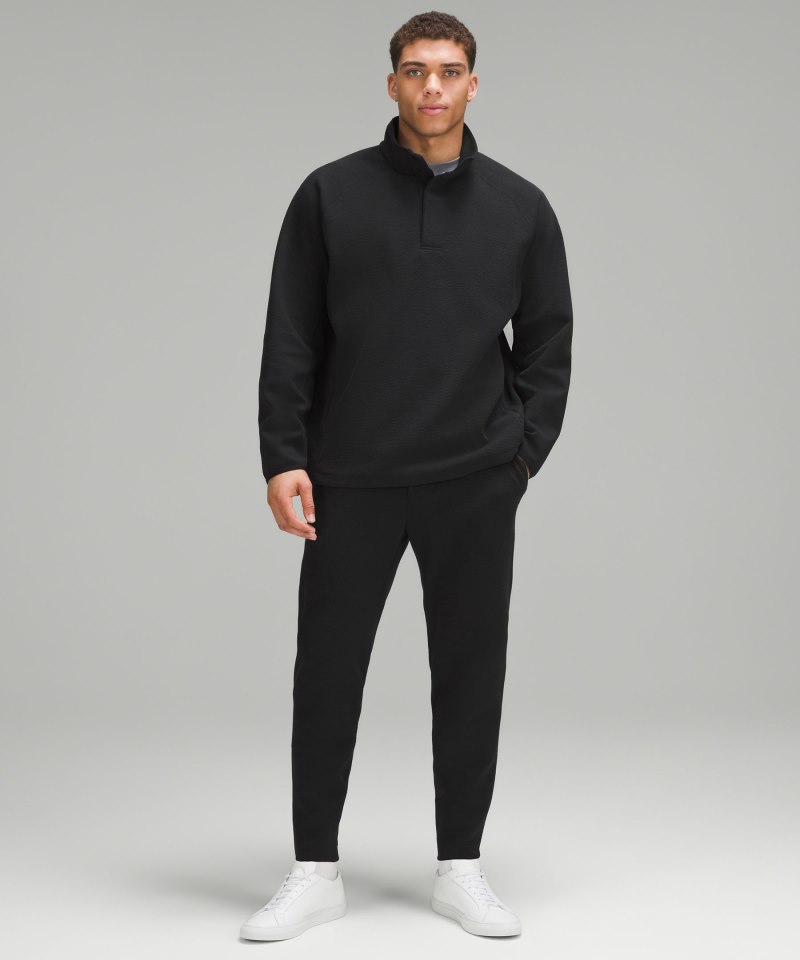 Lululemon Textured Spacer Classic-Tapered Pant Black Online Outlet Sale