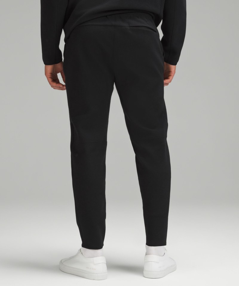 Lululemon Textured Spacer Classic-Tapered Pant Black Online Outlet Sale