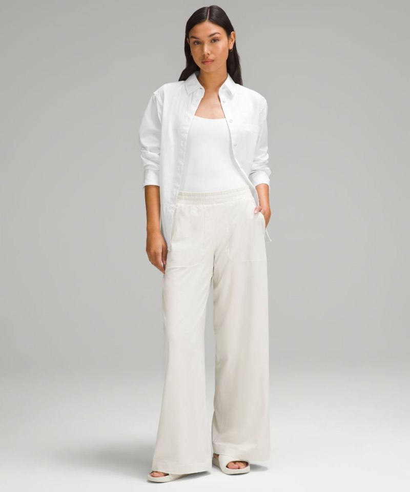 Lululemon Wundermost Ultra-Soft Nulu Square-Neck Sleeveless Bodysuit White Online Outlet Sale