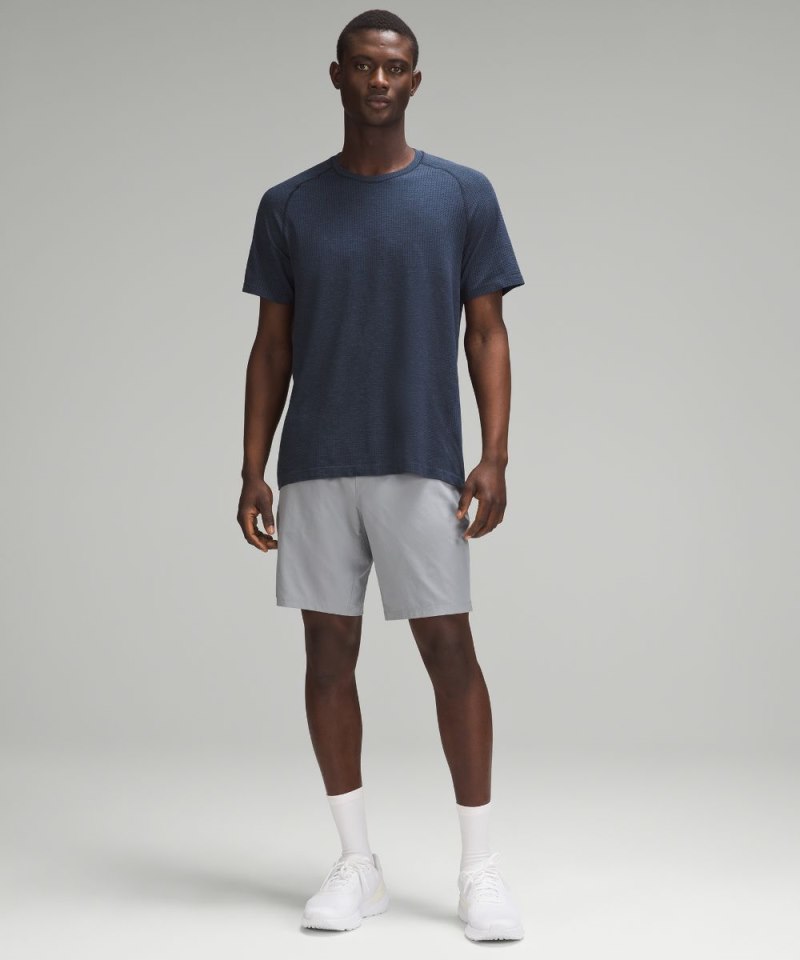 Lululemon Metal Vent Tech Short-Sleeve Shirt *Updated Fit Mineral Blue / True Navy Online Outlet Sale