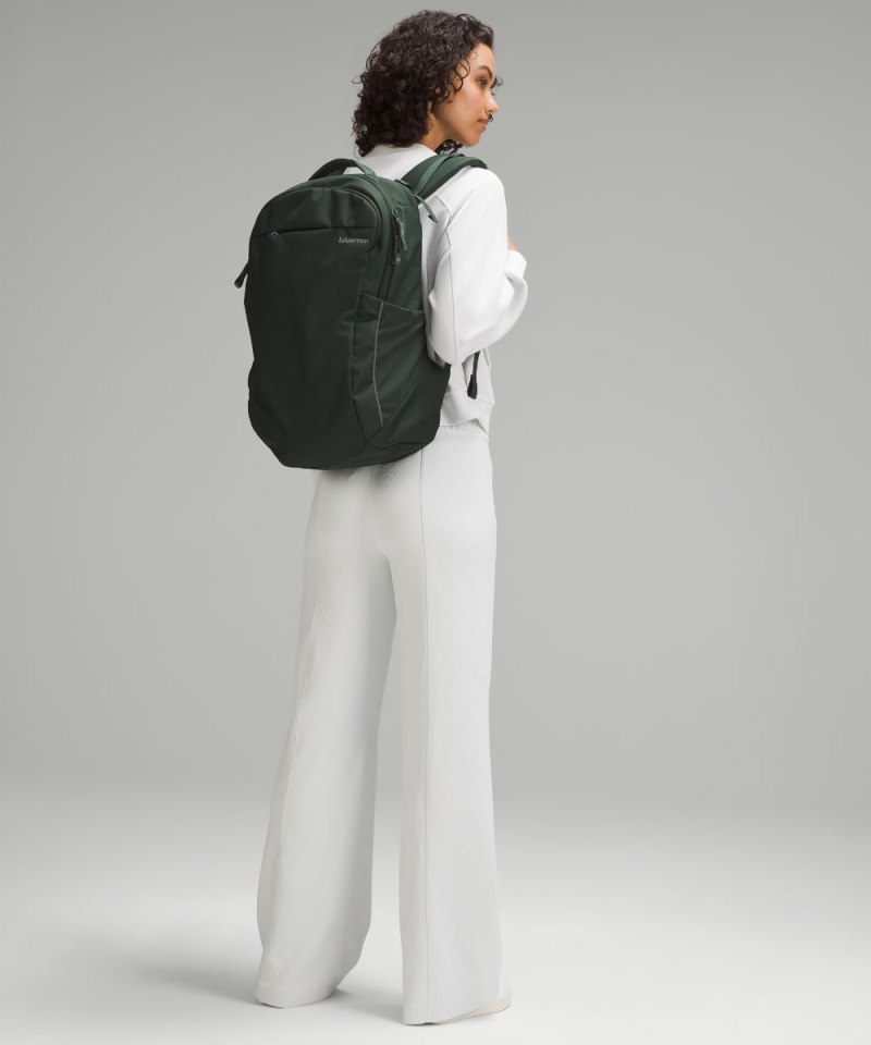 Lululemon Triple-Zip Backpack 28L Legacy Green / Grey Eucalyptus Online Outlet Sale