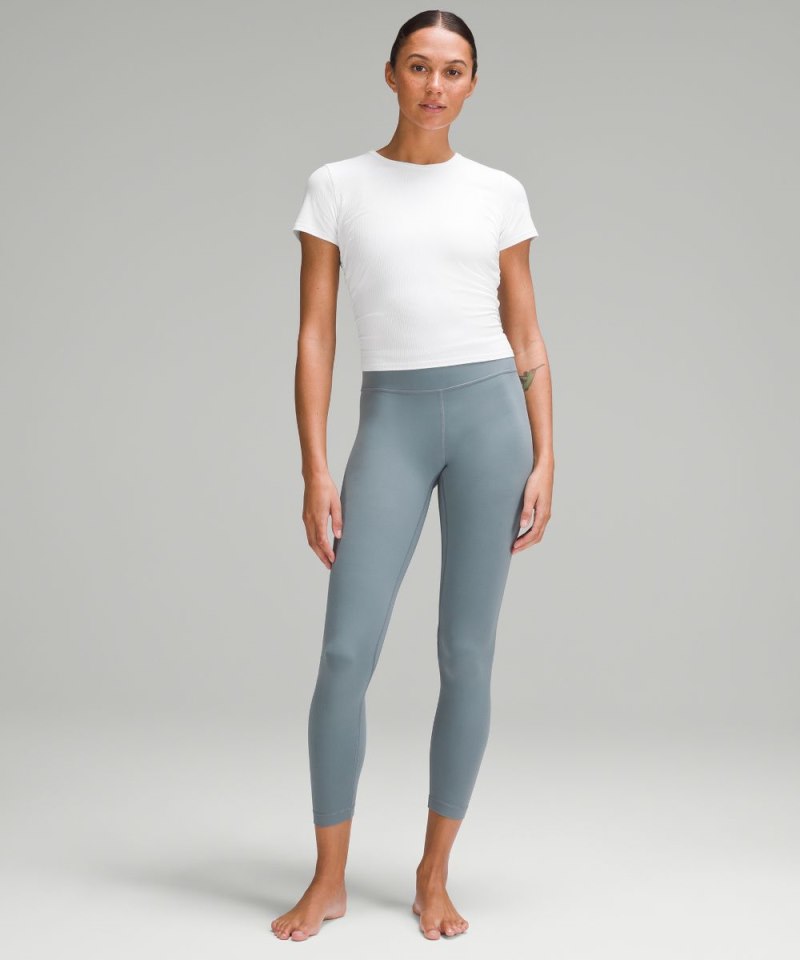 Lululemon All It Takes Ribbed Nulu T-Shirt White Online Outlet Sale