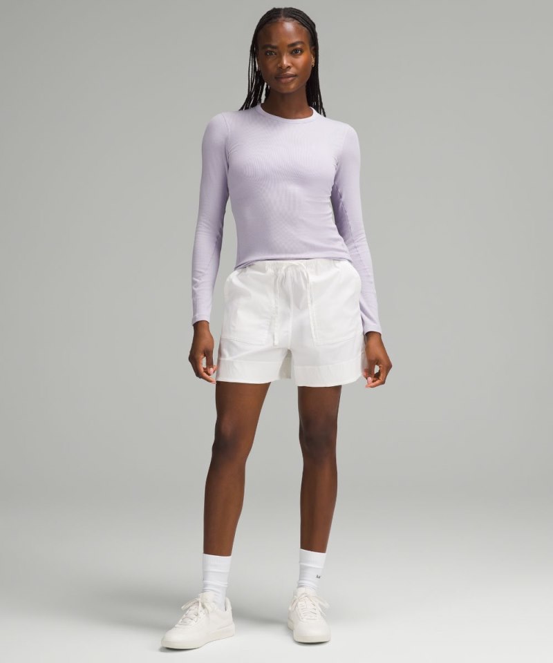 Lululemon Hold Tight Long-Sleeve Shirt Lilac Ether Online Outlet Sale