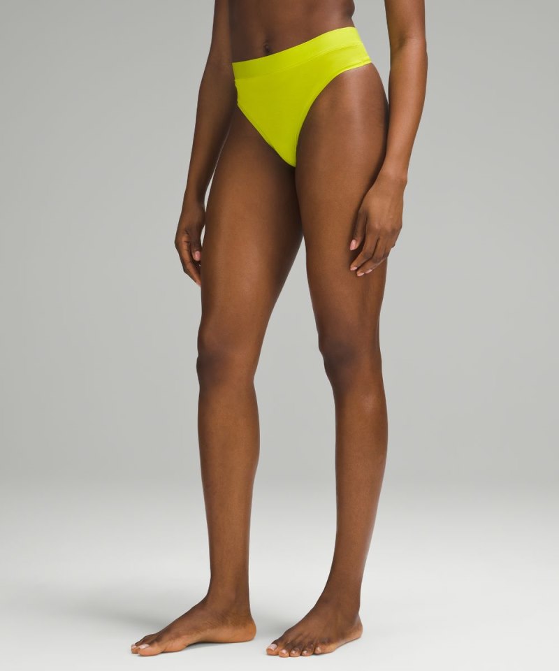 Lululemon UnderEase High-Rise Thong Underwear *3 Pack Sundance / Coral Kiss / Lichen Lime Online Outlet Sale