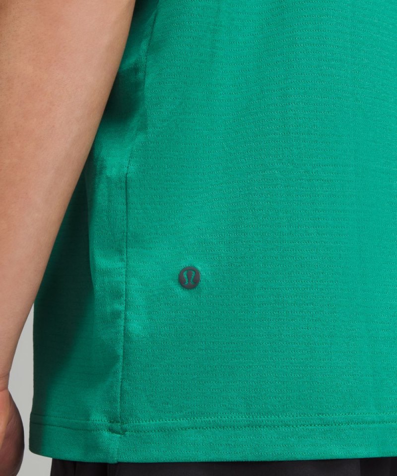 Lululemon License to Train Relaxed Short-Sleeve Shirt Cascadia Green Online Outlet Sale