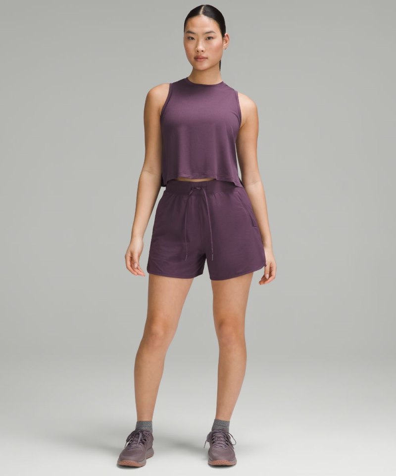 Lululemon License to Train High-Rise Short 4" Grape Thistle Online Outlet Sale